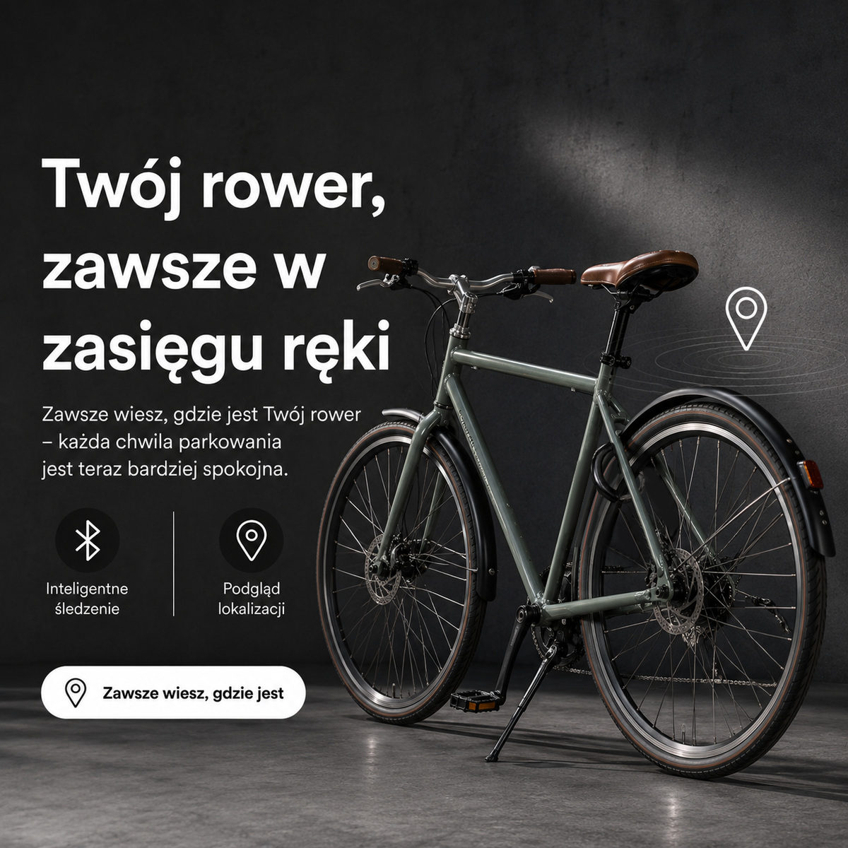Blokada rowerowa Bluetooth